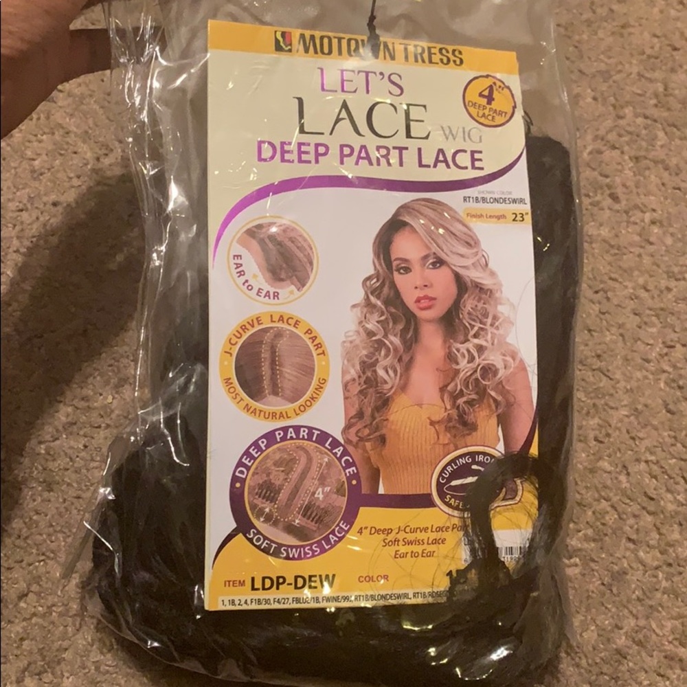 Lace front wig